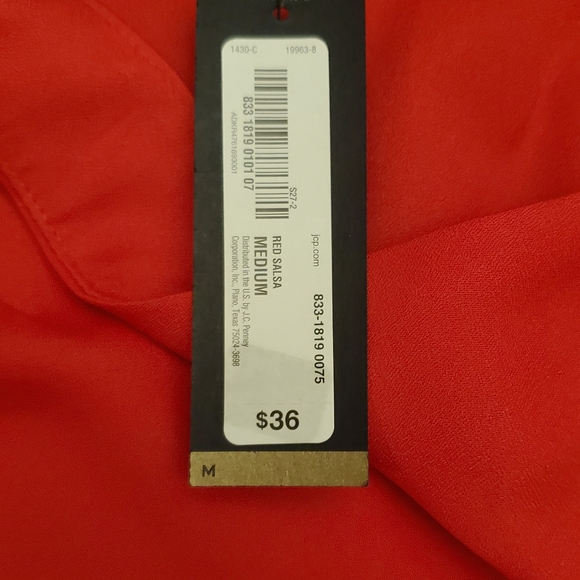 WORTHINGTON One-Shoulder Butterfly Sleeve Top - Picture 3 of 5